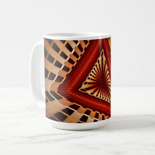 3D Fantasy Network Modern Fraktal Graphic Design Kaffeetasse