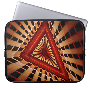 3D Fantasy Network Modern Fraktal Graphic Design Laptopschutzhülle