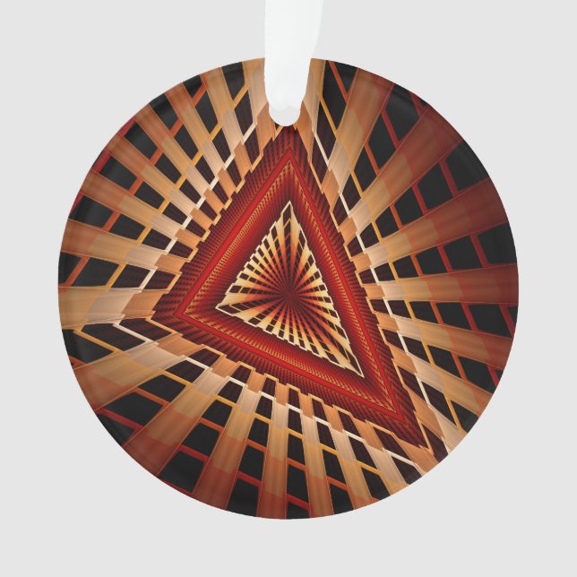 3D Fantasy Network Modern Fraktal Graphic Design Ornament (Vorderseite)