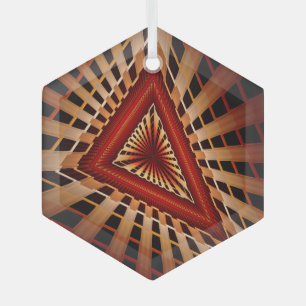 3D Fantasy Network Modern Fraktal Graphic Design Ornament Aus Glas