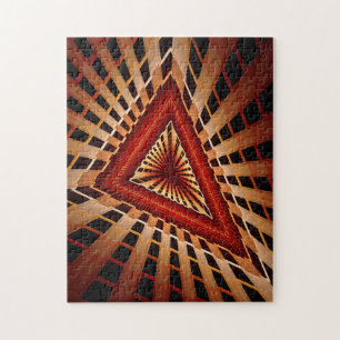 3D Fantasy Network Modern Fraktal Graphic Design Puzzle