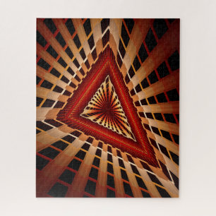 3D Fantasy Network Modern Fraktal Graphic Design Puzzle