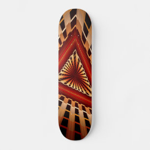 3D Fantasy Network Modern Fraktal Graphic Design Skateboard