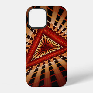 3D Fantasy-Netzwerk Moderne Fractal Grafikdesign iPhone 12 Hülle
