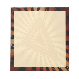 3D Fantasy Netzwerk Moderne Fractal Grafikdesign Notizblock