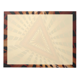 3D Fantasy-Netzwerk Modernes Fraktal Grafikdesign Notizblock