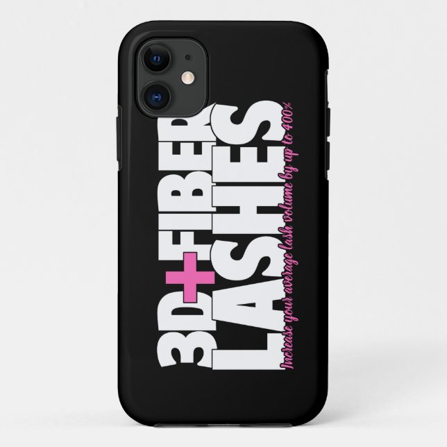 3D + Faser-Peitschen Case-Mate iPhone Hülle (Rückseite)