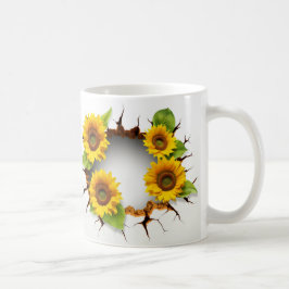 3D Floral Mug Kaffeetasse