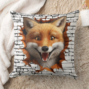 3D Fox Wall Break - Paradies für Kletterhexen: Kissen