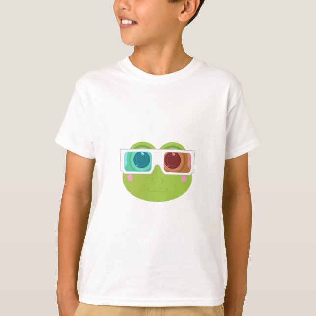 3D-Frosch (2) T-Shirt (Vorderseite)