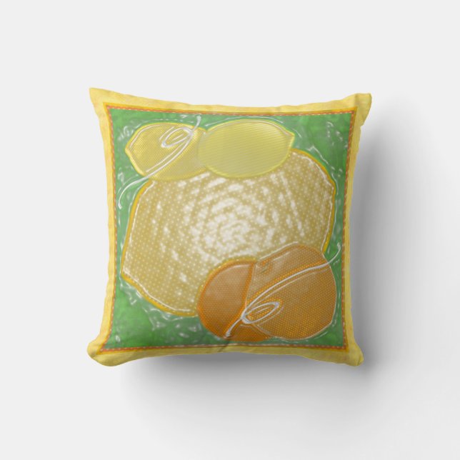 3D Fruchtkissen Kissen (Vorderseite)