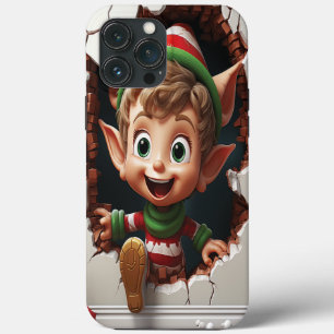 3d Funny Niedlich Christmas Elf Case-Mate iPhone Hülle