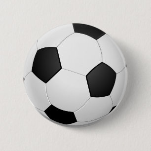 3D-Fußballball Button