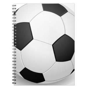 3D-Fußballball Notizblock