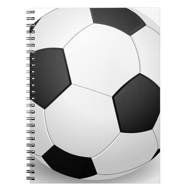 3D-Fußballball Notizblock (Vorderseite)
