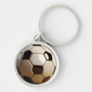3D-Fußballdesign – Schlüsselanhänger mit individue