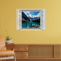 3D-Gebirge und Fake-Landschaftsbild