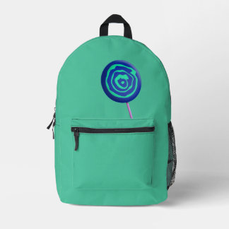 3D gedrehter Lutscher Bedruckter Rucksack
