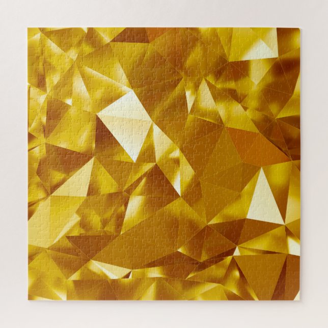 3D Geometrie: Metallisches Hintergrunddesign Puzzle (Vertikal)