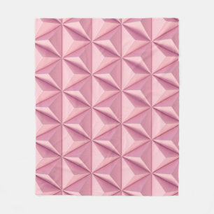3D geometrische Dreiecke: minimalistischer Hinterg Fleecedecke
