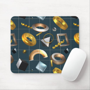3D geometrisches Muster Mousepad
