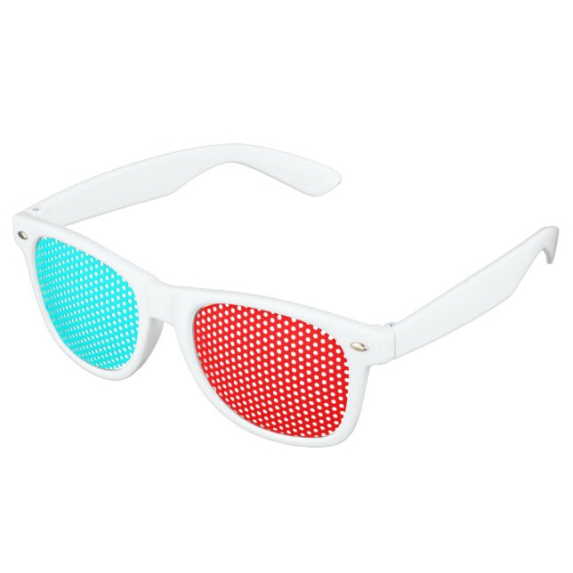 3D-Glasdesign - Party-Brille Partybrille (Schrägansicht)