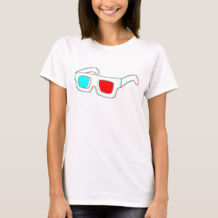 3D-Glasdesign T-Shirt