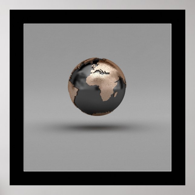 3D Globe Poster (Vorne)