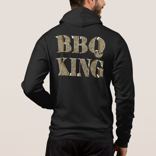 3D Gold Bling GRILLEN King Hoodie (Rückseite)