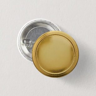 3D-Goldfolie-Siegel Elegant Excellence Award Medal Button