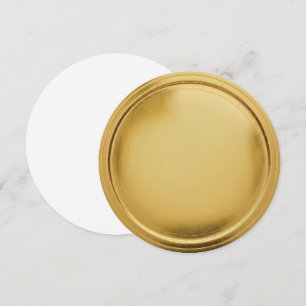 3D-Goldfolie-Siegel Elegant Excellence Award Medal Einladung