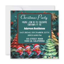 3d Grüne Weihnachtsbäume | Funny Vangogh Dance