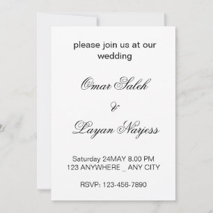3D Heart Design Wedding Card Einladung