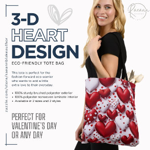3D-Herz-Design-Tasche