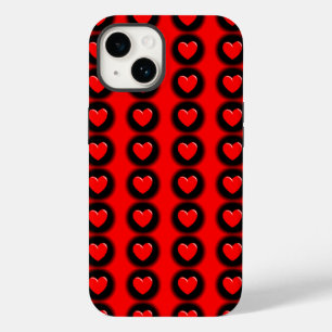 3D-Herzpunkte Case-Mate iPhone 14 Hülle