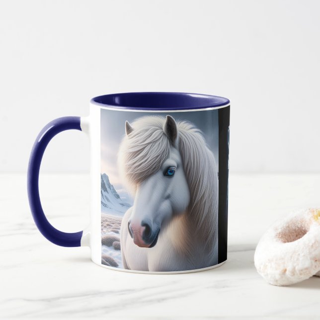 3D-HORSIE-TASSE TASSE (Mit Donut)