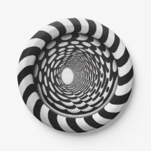 3D-Illusionspapier-Teller