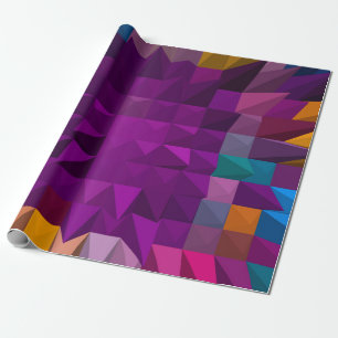 3D-Illustration oder 3D-Rendering Mosaik-Farbenmus Geschenkpapier