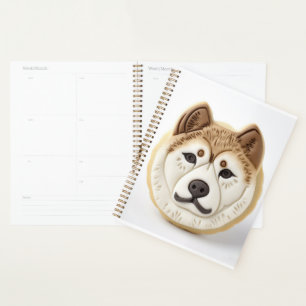 3D inspirierter Akita-Hund Planer