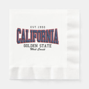 3D Kalifornien Serviette