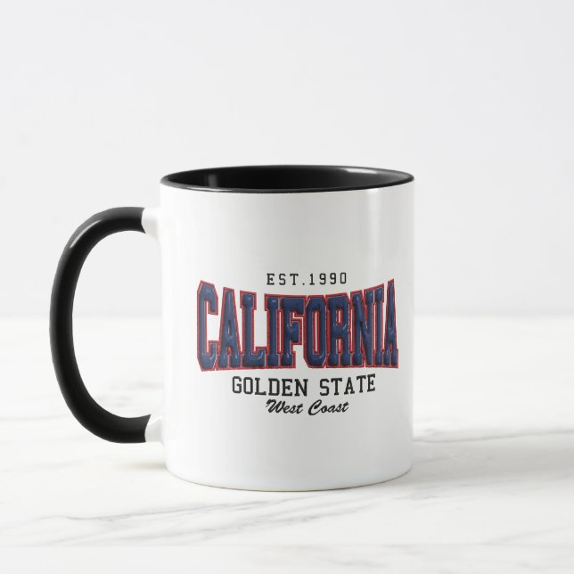 3D Kalifornien Tasse (Links)