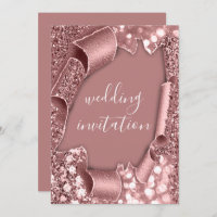3D-Kart-Effekt Hochzeiten Rose Blush Royals