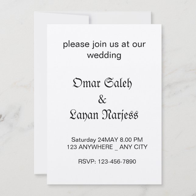 3D-Karte eines blühenden Baumes Einladung (Rückseite)