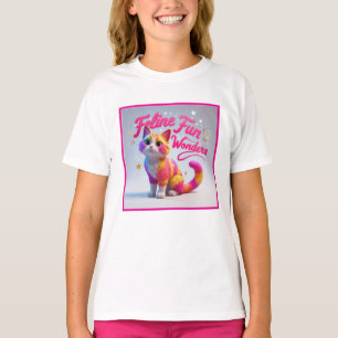 3D-Katze T-Shirt