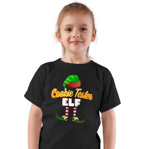3D-Keks-Tester-Elfen-Familien-Matching T-Shirt