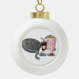 3D-Kino Keramik Kugel-Ornament