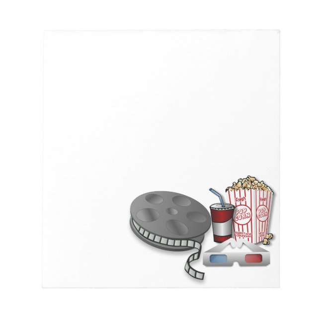 3D-Kino Notizblock (Vorderseite)