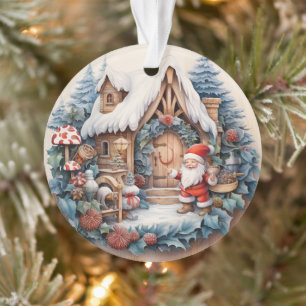 3D-KLASSISCHER WEIHNACHTEN VINTAGE WEIHNACHTSMANN ORNAMENT