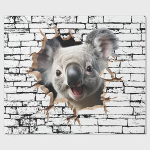 3D Koala Mauer - Museo Cantonale d'Arte Geschenkpapier