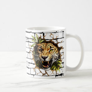 3D Leopard Mendrisiotto Kaffeetasse